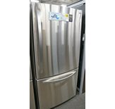 The LG 22.4 cu. ft. Bottom-Freezer Refrigerator (LDC22720ST).